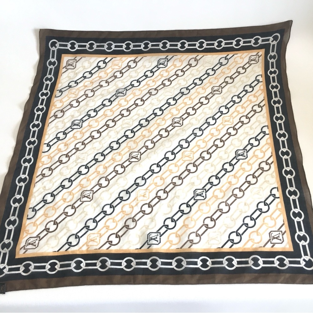 Louis Vuitton vintage Chain Pattern Scarf